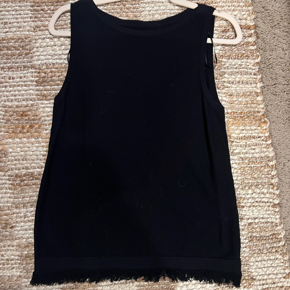 Black Ann Taylor tank/sweater. Size small.